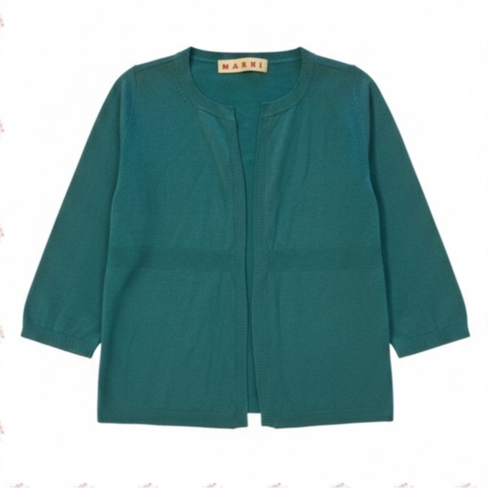 Marni 100% Cashmere Open Front Cardigan - Picture 2 of 16